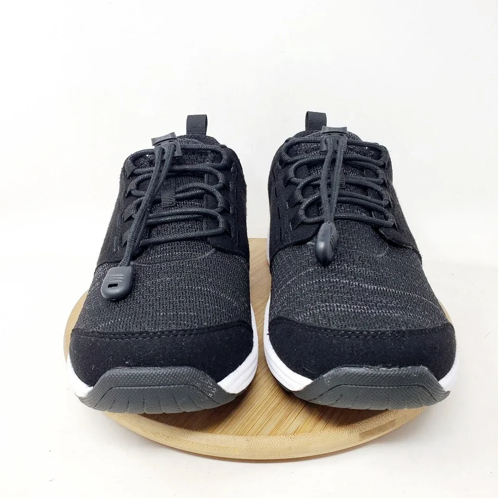 Orthofeet Francis Shoes Womens 8 D WIDE Black No Tie Comfort Sneaker 849 - Picture 3 of 13